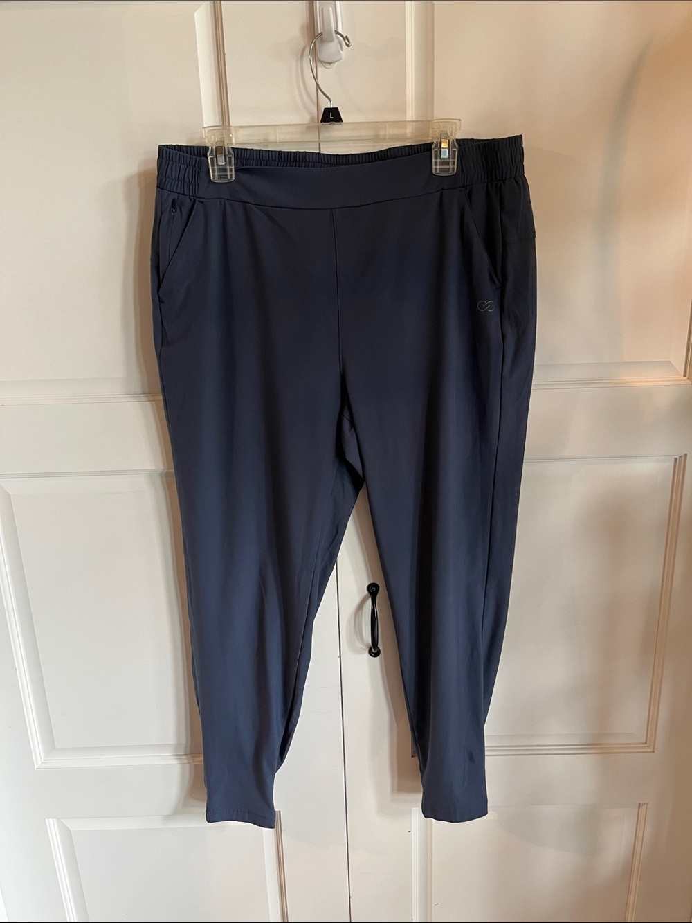 Calia Navy Elastic-Waist Active Pants